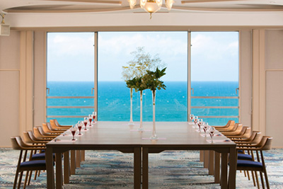 バンケットホールからの景観