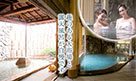 美肌効果に優れた名湯健康と美肌の癒しの湯和の心が息づく、ゆとりの極上空間。時間を忘れてお寛ぎください。