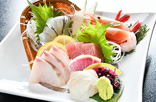 日本海鮮魚５種盛り合わせ