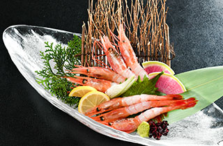 甘くてプリっと！甘エビの盛り合わせ